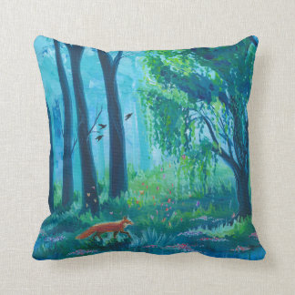 Fox in de Forest Pillow Kussen