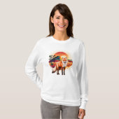 Fox in de winter t-shirt (Voorkant volledig)