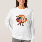 Fox in de winter t-shirt (Voorkant)