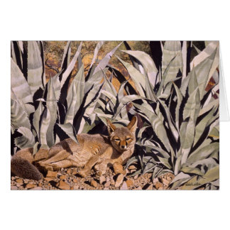 Fox in de woestijn "Veilig huis"