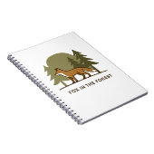 Fox in het bos notitieboek (Rechterzijde)