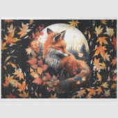 Fox in Moonlight 3 Decoupage Papier (Voorkant)