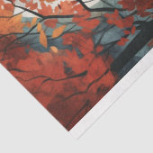 Fox in Moonlight 5 Decoupage Papier (Detail)