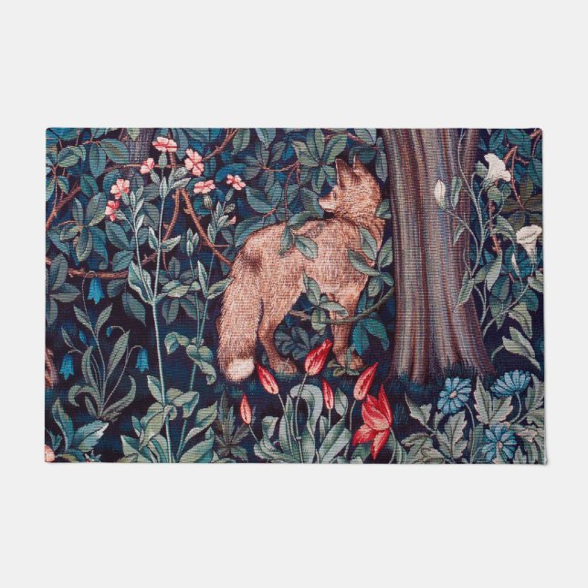 Fox in The Forest, William Morris Deurmat (Voorkant)