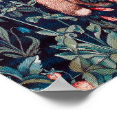 Fox in The Forest, William Morris Poster (Hoek)