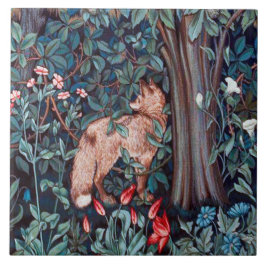 Fox in The Forest, William Morris Tegeltje