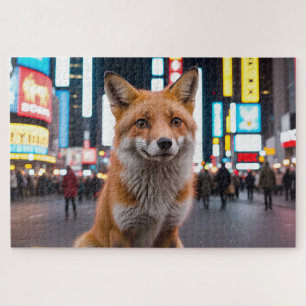 Fox in Times Square Legpuzzel