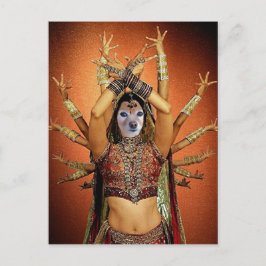 Fox is een hindi danser briefkaart