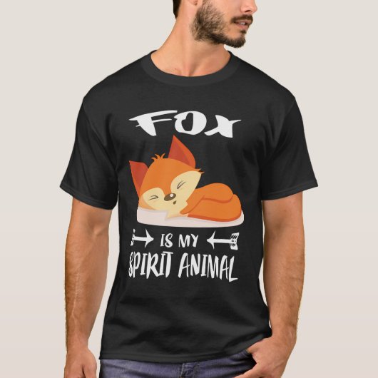 Fox is m'n grappige cadeautje. t-shirt (Voorkant)