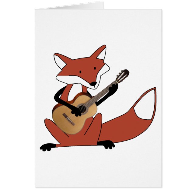 Fox jouant la guitare (Devant)