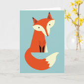 Fox Kaart (Gele Bloem)
