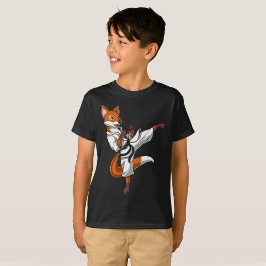 Fox Karate T-shirt (Voorkant volledig)