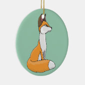 Fox Keramisch Ornament (Rechts)