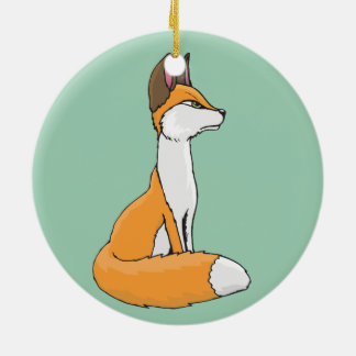 Fox Keramisch Ornament