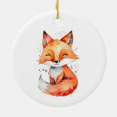 Fox Keramisch Ornament (Achterkant)