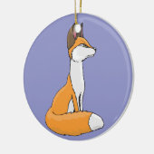 Fox Keramisch Ornament (Links)