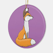 Fox Keramisch Ornament (Links)