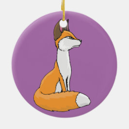 Fox Keramisch Ornament
