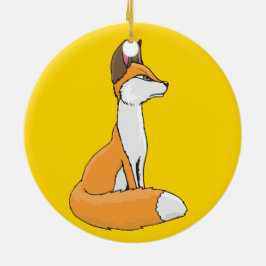 Fox Keramisch Ornament