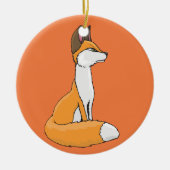 Fox Keramisch Ornament (Voorkant)