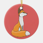Fox Keramisch Ornament (Voorkant)
