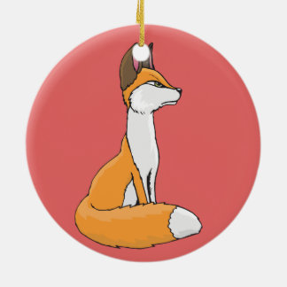 Fox Keramisch Ornament