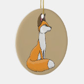 Fox Keramisch Ornament (Rechts)