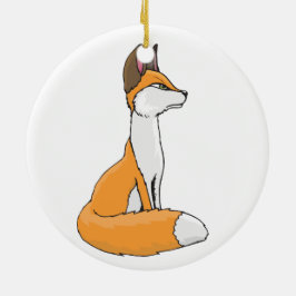 Fox Keramisch Ornament