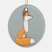 Fox Keramisch Ornament (Links)