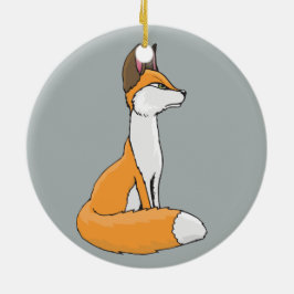 Fox Keramisch Ornament