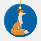 Fox Keramisch Ornament (Voorkant)