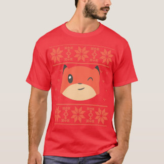 Fox-kerstkeuker T-shirt
