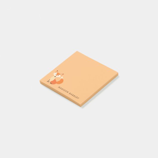 Fox Kind Cute Woodland Animal Post-it® Notes (Schuin)