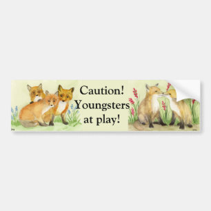 Fox Kits Bumpersticker