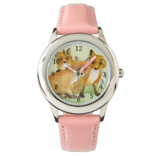 Fox Kits Horloge