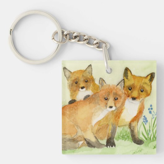 Fox Kits Sleutelhanger (Voorkant)