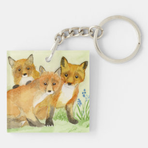 Fox Kits Sleutelhanger