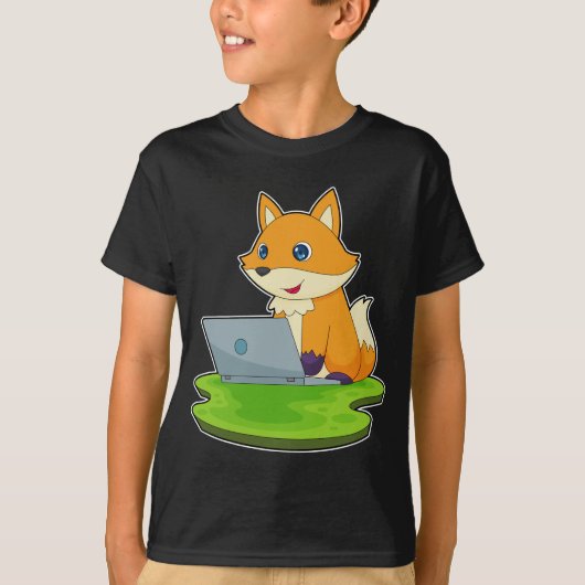 FOX-laptop T-shirt (Voorkant)