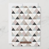 Fox Laurel Baby shower Invite Kaart (Achterkant)