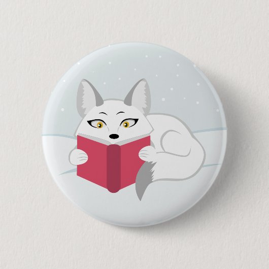 Fox lezen ronde button 5,7 cm (Voorkant)
