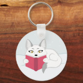 Fox lezen sleutelhanger (Voorkant)
