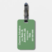 Fox London Bagagelabel (Achterkant verticaal)