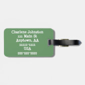 Fox London bagtag Bagagelabel (Achterkant horizontaal)