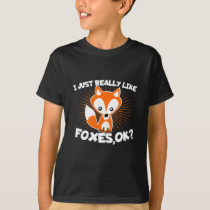 Fox Love Forest Animal T-shirt