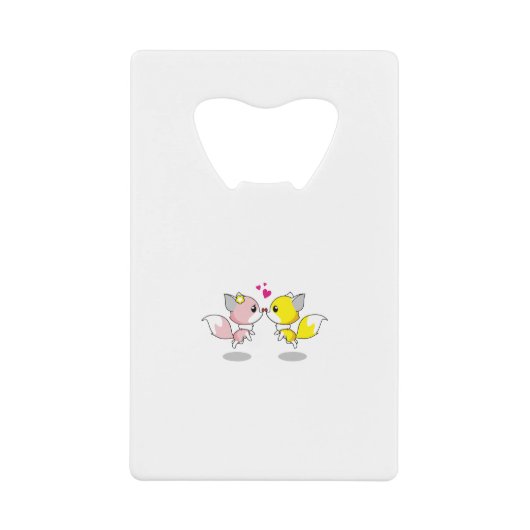 Fox Love Kiss Animal mignon Drôle Drôle (Devant)