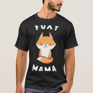 Fox Lover Foxy Mama Grappig Gezegde Voor Moeder Sc T-shirt
