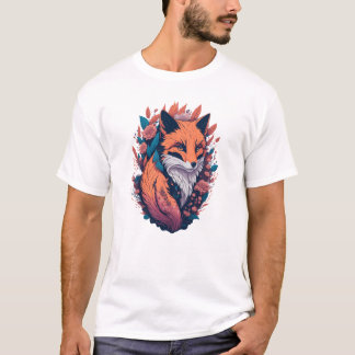 Fox Lovers Gift - Fox Kunstwerk T-shirt