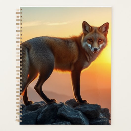 Fox Lovers Persoonlijk Dagboek of Dagboek Planner (Voorkant)