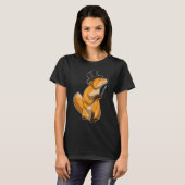 Fox Magician Toverstaf T-shirt (Voorkant volledig)