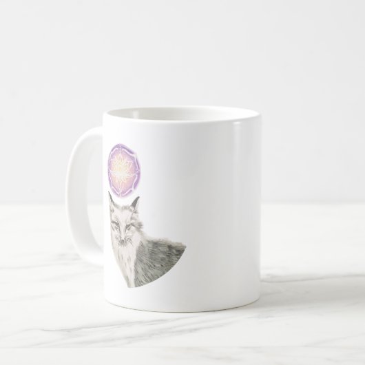 Fox Mandala Mok (Voorkant links)